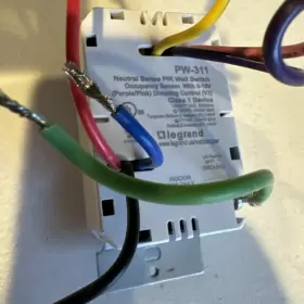 PW-311-W LEGRAND Wattstopper Wall Occupancy Sensor #2