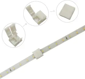 LT-DJ-08BB-2 LESCA TEK Led Strip Solderless Connector Adaptor #2