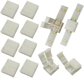 LT-DJ-08BB-2 LESCA TEK Led Strip Solderless Connector Adaptor