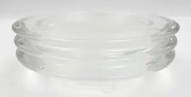 0006384 LEUCOS Glass Ceiling Lamp Diffuser Iside Nos