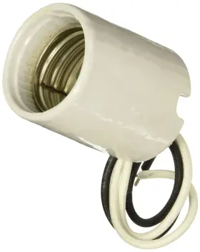 078477385180 LEVITON Incandescent Lampholder Mogul Base Leads