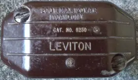 078477911136 LEVITON Lamp Cord Dimmer Switch Cat #2