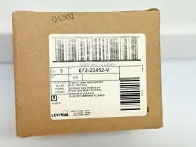 23452V LEVITON Box Standard Lamp End Clips Snap Vertical