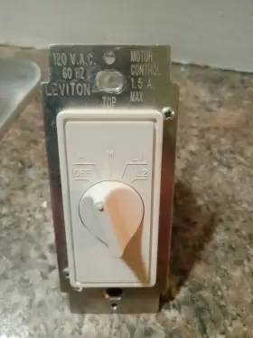 6619-DW LEVITON Fan Control Med