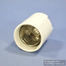 8694-QN LEVITON Mogul Base Light Socket Porcelain Connect