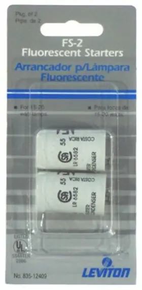 C21-12409-000 LEVITON Fluorescent Starters Box