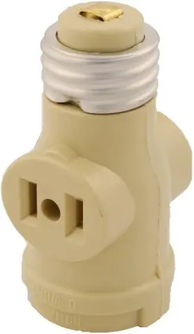 C21-1403-I LEVITON Fba Keyless Socket Adapter Outlet Pack
