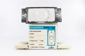 RTF01-10X LEVITON Illumatech Fan Control Single Pole Iv
