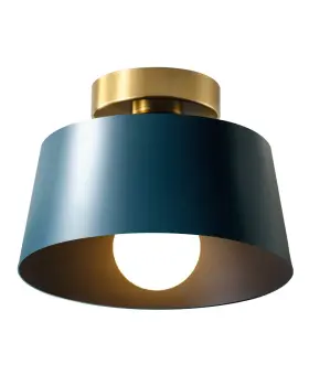 B0C1Z3B6ZK LHLYCLX Plate Semi Flush Mount Ceiling Light