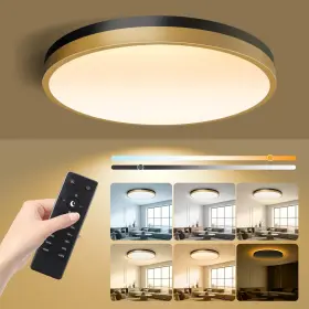 B0CKHKWFG6 LIGHTANIA Led Flush Mount Ceiling Light Remote