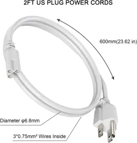 JD-USCABLE-2FT LIGHTING Integrated Led Tube Light Fixture Ac #3