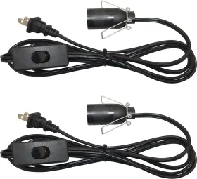 DX-005N-6BL-2 LIGHTINGSKY Feet Salt Lamp Cord Switch Base