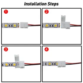 603786996453 LIGHTINGWILL Pack Strip Wire Solderless Snap Led #3