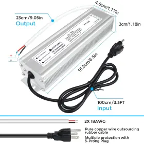 754970992765 LIGHTINGWILL Led Driver Watts Waterproof Power #3