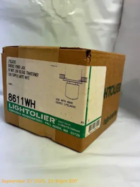 784197861100 LIGHTOLIER Lytejacks Power Jack Voltage