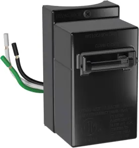 SCO-930BK LIGHTS Solus Grounded Convenience Electrical Outlet