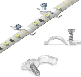 SDT-GE006 LILYHOME Pack Led Strip Light Mounting Clips Screws