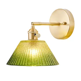 B0F8N3QCFL LINSEEDS Hardwired Wall Sconce Glass Lampshade