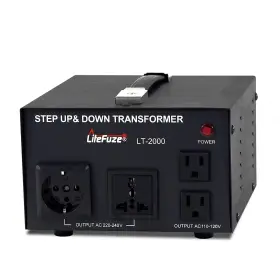 LT-2000 LITEFUZE Step Up Down Voltage Converter Transformer