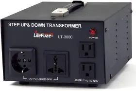 LT-3000 LITEFUZE Voltage Converter Transformer Step Up Down