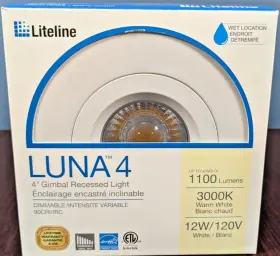 LUNA-4 LITELINE Luna Gimbal Recessed Recess Light