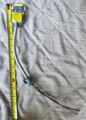QD277 LITHONIA LIGHTING Reloc Flex Extender Cable