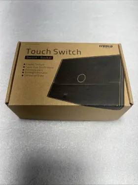 C502-11 LIVOLO Standard Wall Touch Switch Crystal Glass Panel