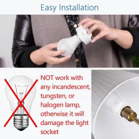 615517122369 LORATAP Wireless Remote Control Light Socket #3