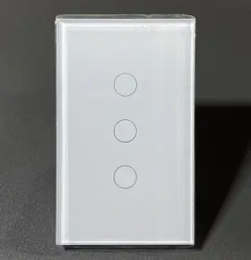 SK-W803 LOUYSGEN Smart Glass Light Switch Gang Alexa Control
