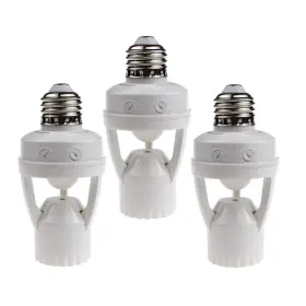 3G3373-W LPHUMEX Pack Motion Sensor Light Sockets Screw Dusk