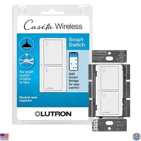 B017LRCG38 LUTRON Smart Light Switch Led Fans Amp Single Pole