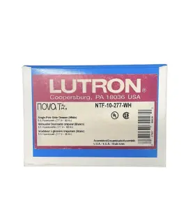 NTF-10-277-WH LUTRON Nova Dimmer Switch