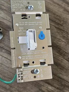 TGCL-153PR LUTRON Led Single Pole Toggler Dimmer Switch