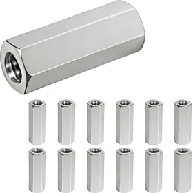 LU03 LUYOSTIK Steel Hex Coupling Nuts Stainle