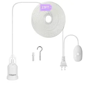 YS-01 LYBUORZE Lantern Pendant Light Socket Switch