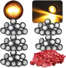 50-3LED-CLY MADCATZ Connect Tap Connectors Lens Amber Led Kit
