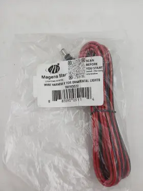 156163ZZZ MAGENA STAR Wire Harness Cord Barrel Plug Lights