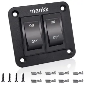 CA-KCD2-7-201-B2-DZ-1 MANKK Switch Pins Dpst Rocker Panel Rv