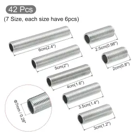 MEA220124EE0311 MECCANIXITY Lamp Pipe Lock Nuts Washers Kit #3