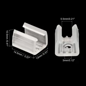 639664417406 METALLIXITY Pack Led Neon Mounting Clips Holder #2