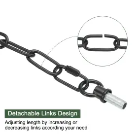 786527331697 METALLIXITY Lighting Chain Link Chandelier #3