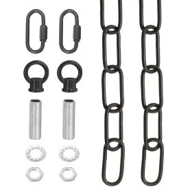 786527331697 METALLIXITY Lighting Chain Link Chandelier