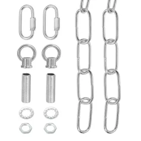 786527331727 METALLIXITY Lighting Chain Link Feet Chandelier