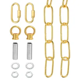 786527331734 METALLIXITY Lighting Chain Link Chandelier