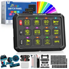 MIC-SP8-458 MICTUNING Gang Switch Panel High Power Level