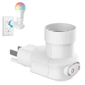 TIKETAOKE-SOCKET-0200 MIKWOAB Light Bulb Adapter Switch