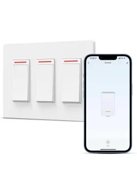 3WF-S MILFRA Gang Wifi Smart Wall Light Switch Alexa Google