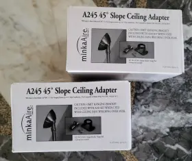 A245-CL MINKA-AIRE Sloped Ceiling Adapter Fan Up #2