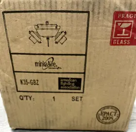 K35-GBZ MINKA-AIRE Light Golden Kit