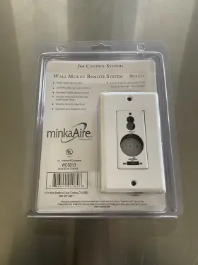 WCS213 MINKA AIRE Wall Mount Remote Control Ceiling Fan #2